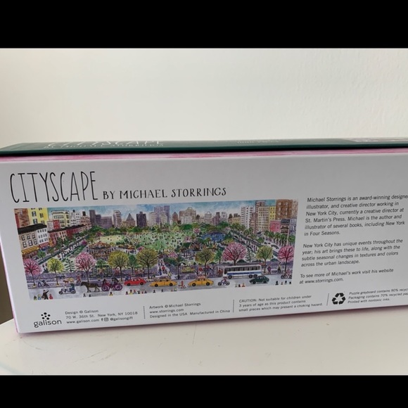 New York Cityscape Panoramic Puzzle - Picture 2 of 2